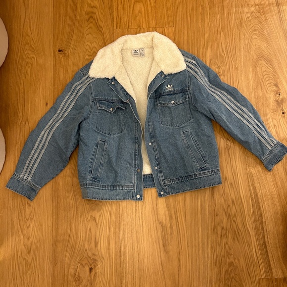 adidas Jackets & Blazers - Adidas Cream Sherpa Jacket